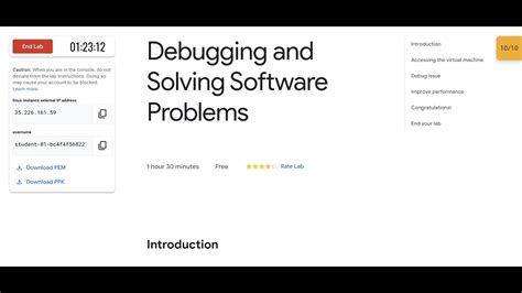 As an experienced system administrator and software developer I have developed the skills, habits and practices to solve complex problems in IT as well as some areas of design and UX. . Debugging and solving software problems qwiklabs